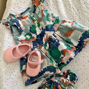 Confetti Camo Frilly Outfit Gymboree Dress & Bloomers Plus Mini Pink Mary Janes!